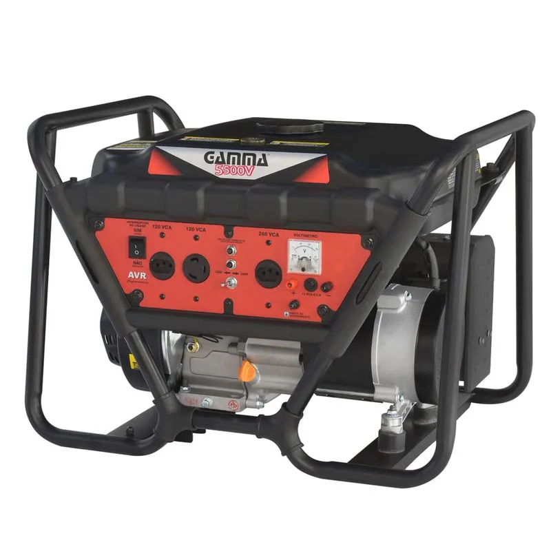 Gerador de Energia Manual Retrátil à Gasolina 4 Tempos Gamma 5,5 KVA GE3465BR Bivolt
