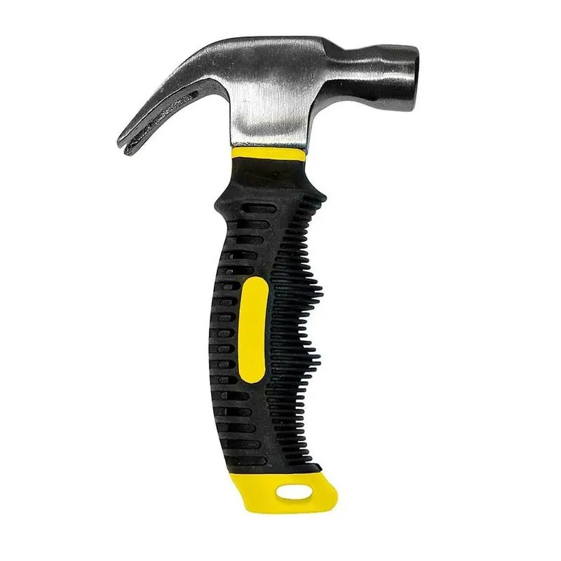 Mini Martelo Emborrachado Unha Aço Carbono E Fibra De Vidro