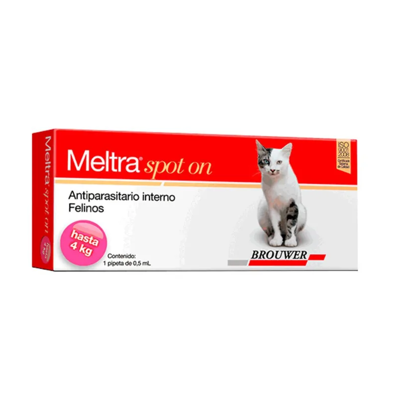 ANTIPARASITARIO INTERNO MELTRA SPOT ON HASTA 4KG