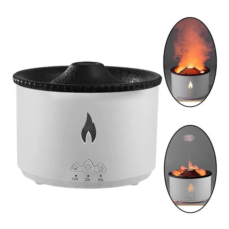 Purificador Aromatizador De Ar Óleo Essenciais Efeito Chamas