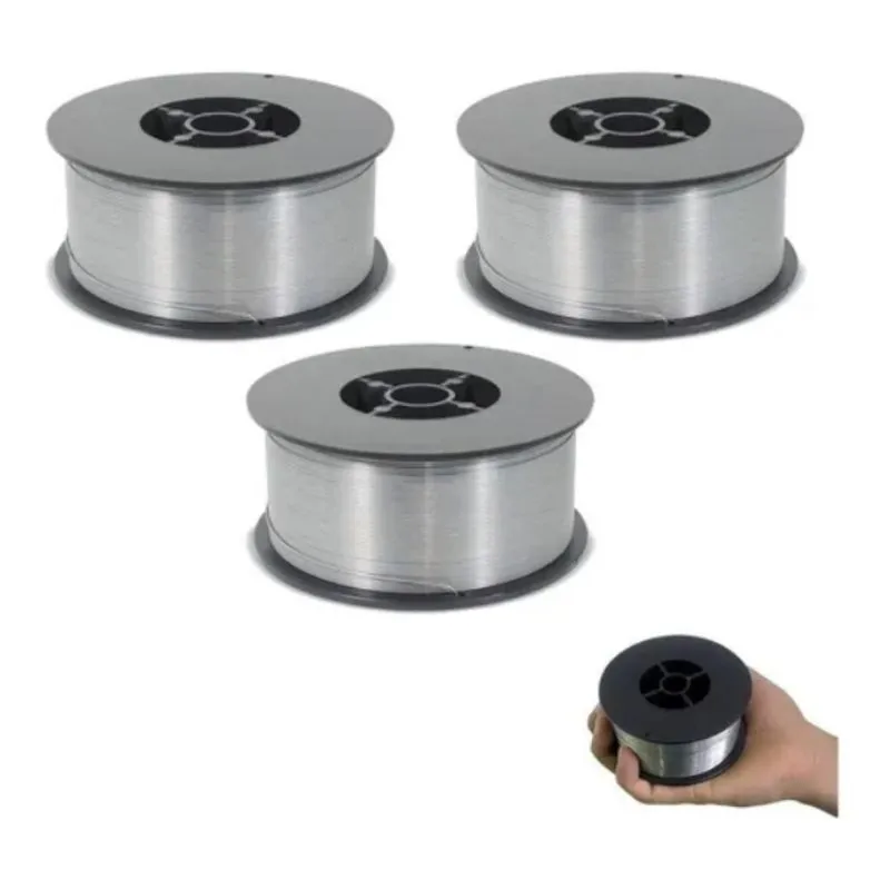 Kit Com 3 Arames Solda Mig Sem Gas Tubular E71t-gs 8mm