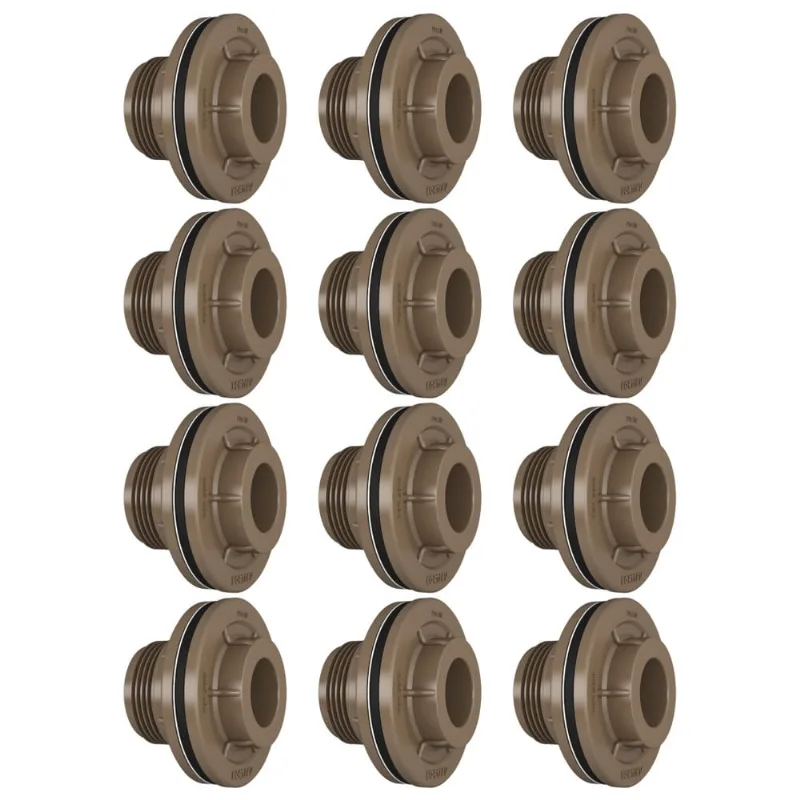 Kit adaptador flange cx dagua 20X1/2 fortlev - 12 unidades