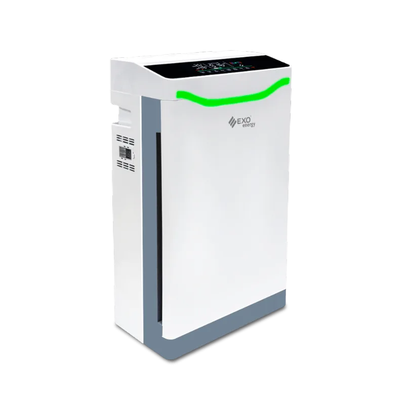 Purificador de Aire Inteligente Exo Elimina Virus y Bacterias Filtro Hepa Uv 70mt Wifi