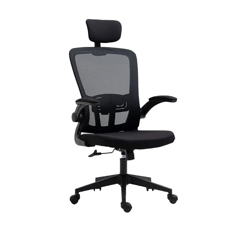 Silla de Escritorio Ergonómica Con Apoya Brazos y Cabeza Color Negro