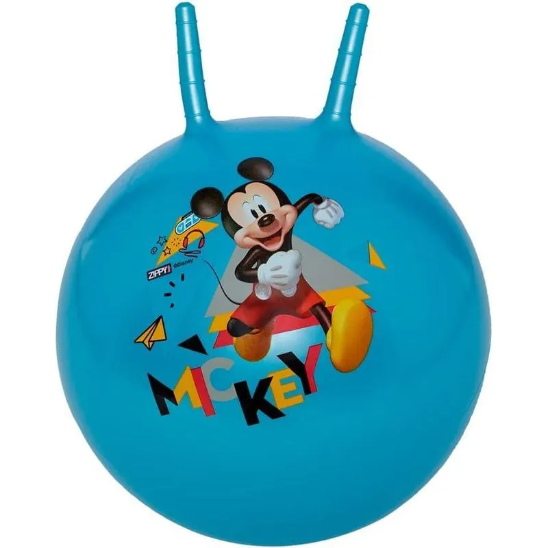 Pula Pula Bola De Vinil Inflável Mickey Resistente 50cm Azul