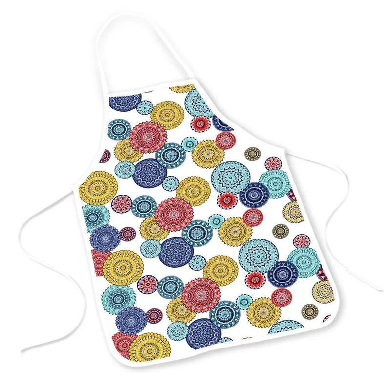 Avental De Cozinha Em Pvc 65cm X 45cm Mandala
