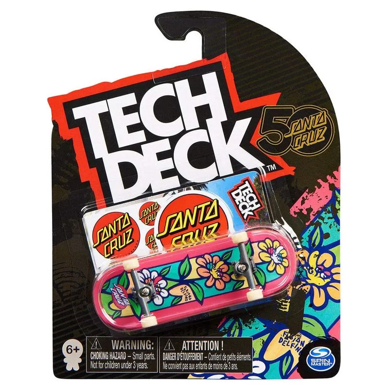 Skate de Dedo 96mm - Santa Cruz Fabiana Delfino - Tech Deck