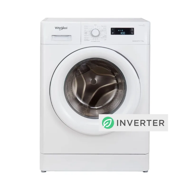 Lavarropas Whirlpool inverter 7.5 Kg. WLF75AB blanco