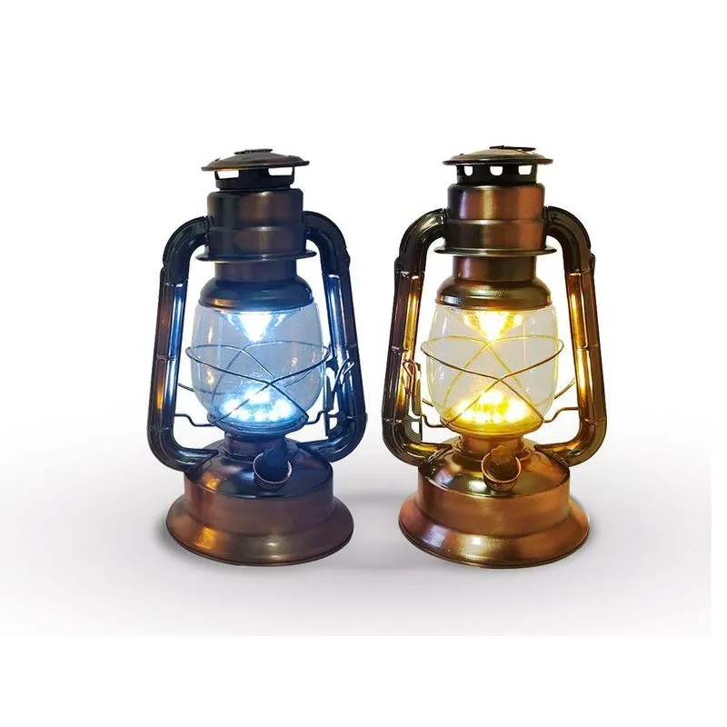 Kit 2 Lampião Hoyle Games Led Iluminação Branca E Amarela