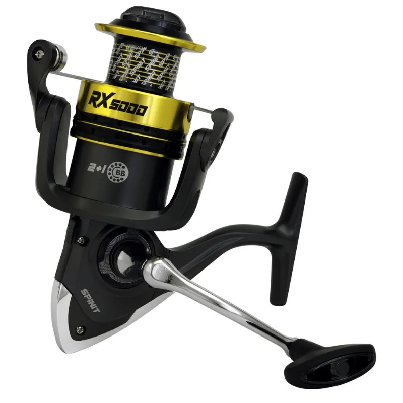 Reel frontal RX 5000 pesca Spinit 4.7 3rul acero
