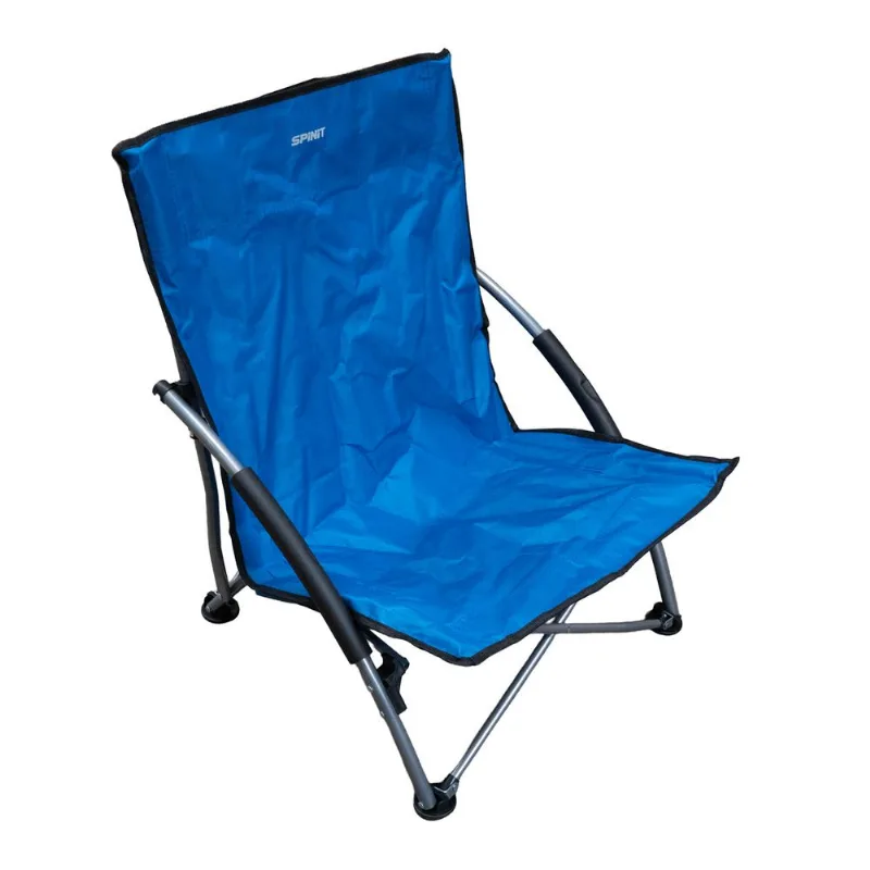 Silla reposera plegable SPINIT acero apoyabrazos acolchados playa camping