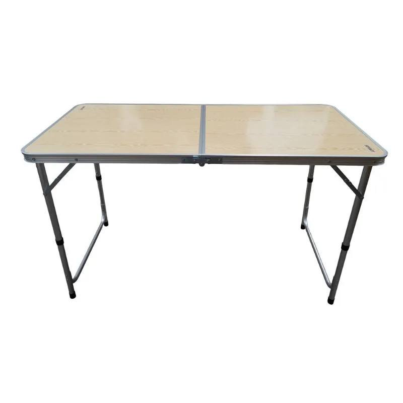 Mesa plegable Spinit aluminio camping altura regulable Mesa plegable spinit aluminio regulable en altura camping
