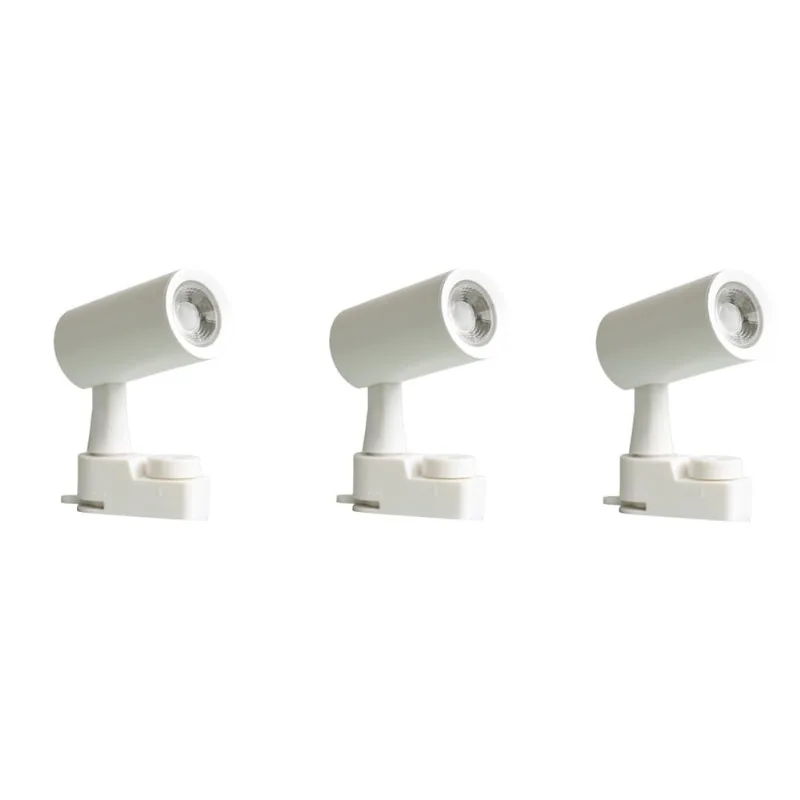 Kit 03 Spot Led Trilho 6W 4000K Luz: Branco Neutro Cor: Branco