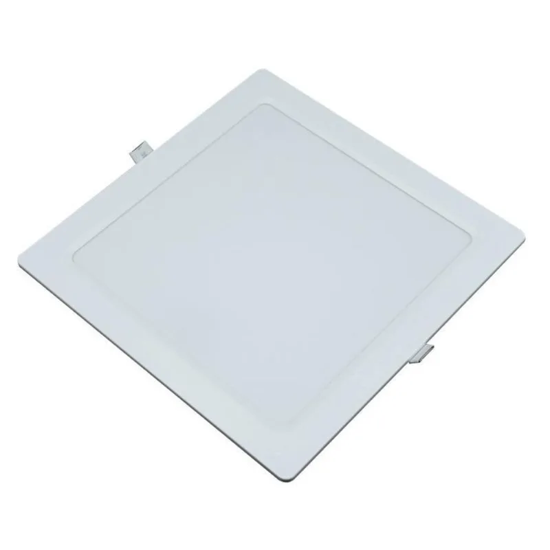 Kit 02 Painel Plafon Led Embutir Quadrado 22Cm 15W Ecoforce