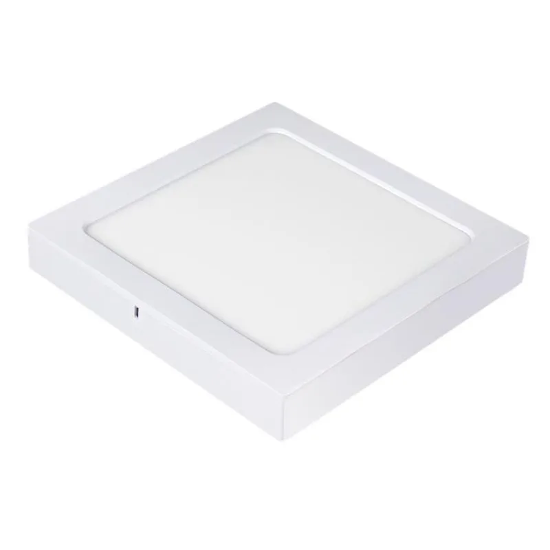 Kit 2 Plafon Branco Led Quadrado Embutir Sobrepor 298Mm 20W