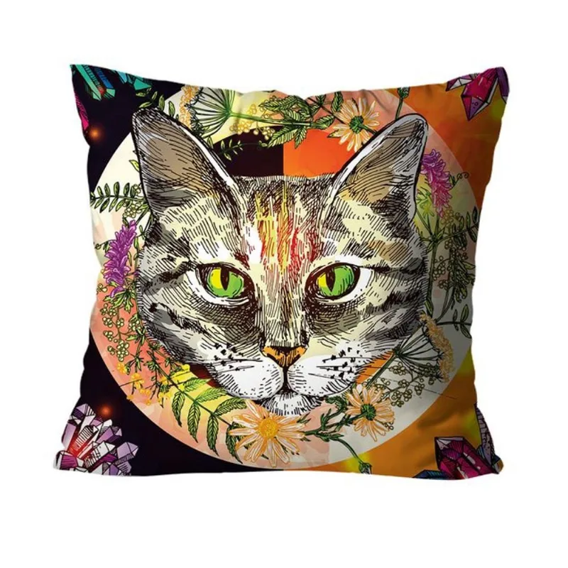 Capa Para Almofada Mdecore Pets 45x45cm - Gato