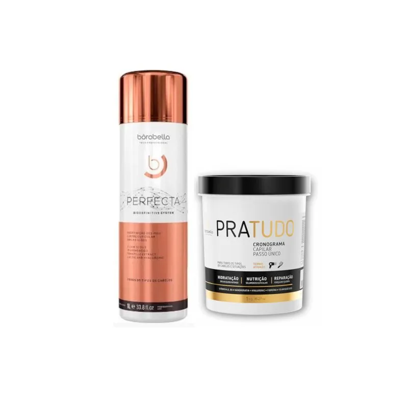 Progressiva Bio Perfecta Borabella + Máscara Pra Tudo