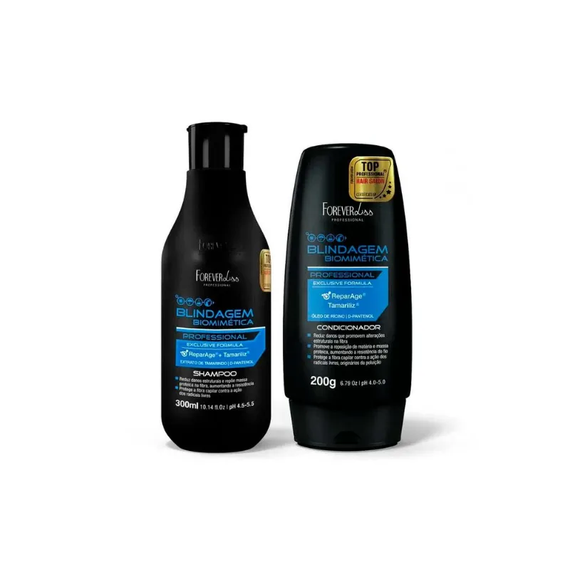 Kit Shampoo E Condicionador Blindagem Capilar Forever Liss