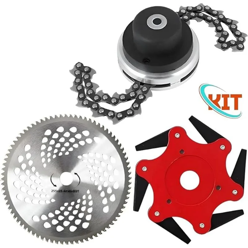 Kit 4 Em 1 Lâminas Premium Para Roçadeira - Original Terra