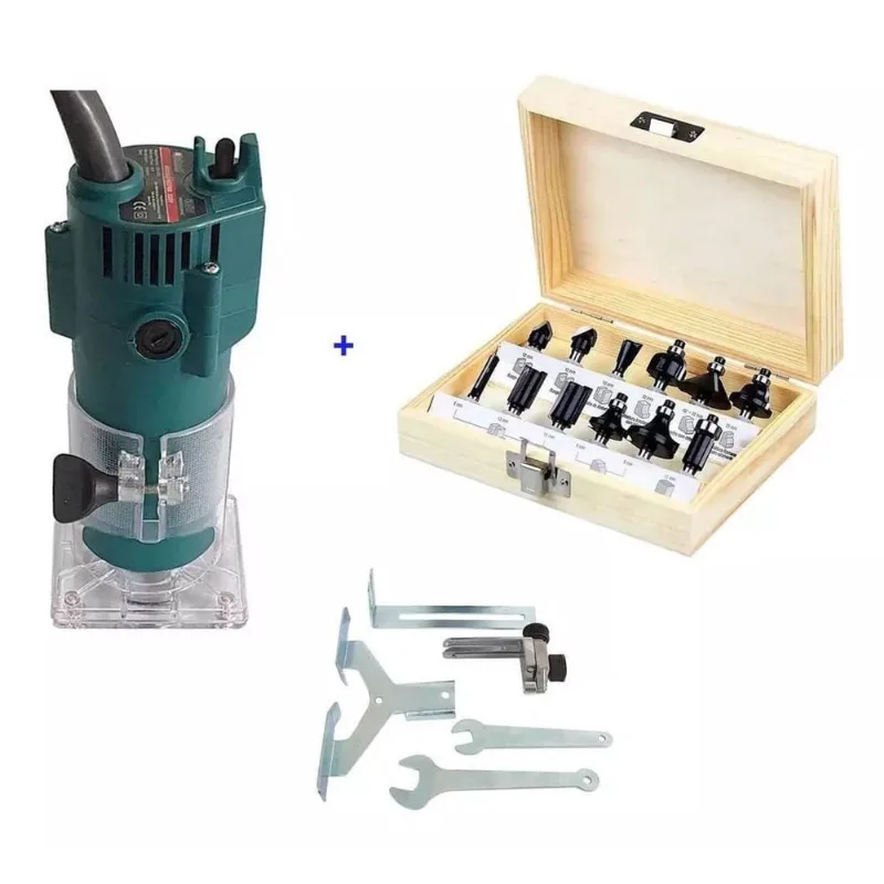 Tupia 650W Com Kit Fresa 6Mm 110V