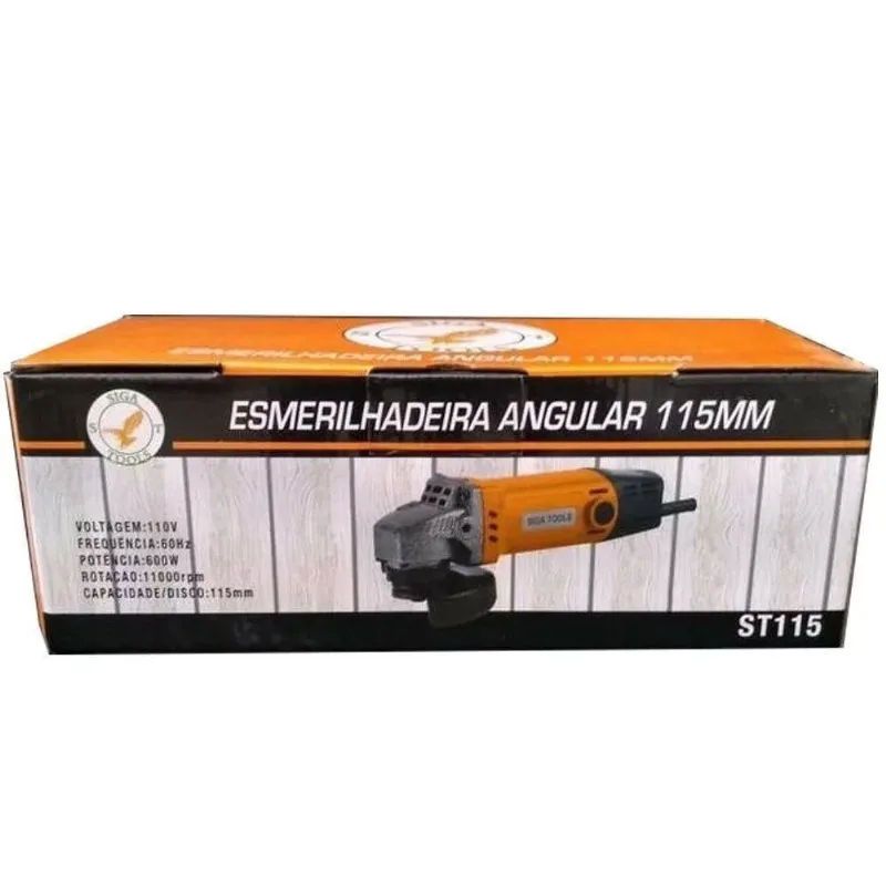 Lixadeira Esmerilhadeira Angular 600W Alta Durabilidade.