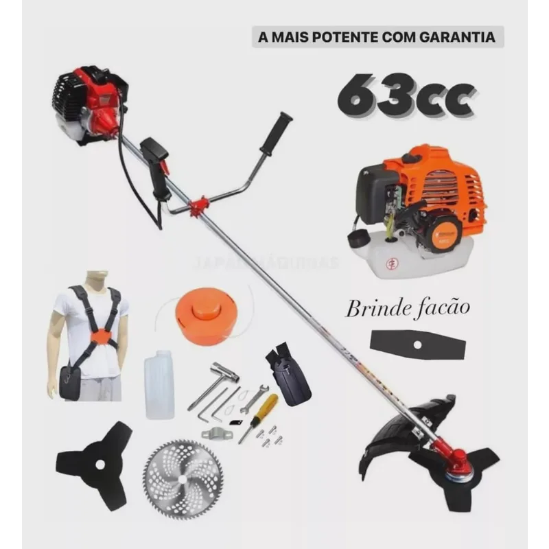 Roçadeira elite a gasolina 2,4HP 52cc