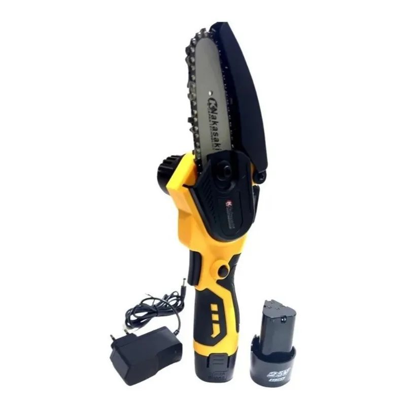 Motosserra A Bateria Profissional 25v + 2 Baterias