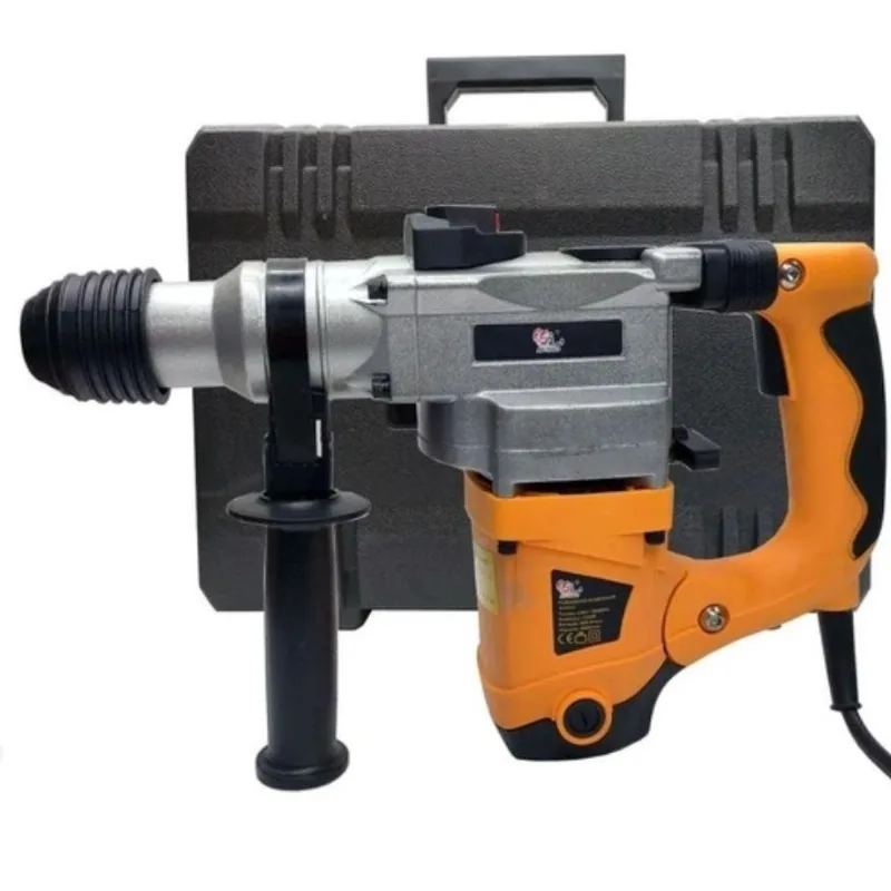 Martelete 1250W 220V Rompedor E Furadeira 7Kg Prof Alta