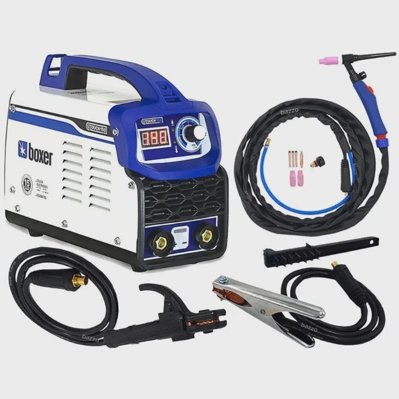 Maquina Solda Inversora Touch 150 Bivolt Boxer + Tocha Tig