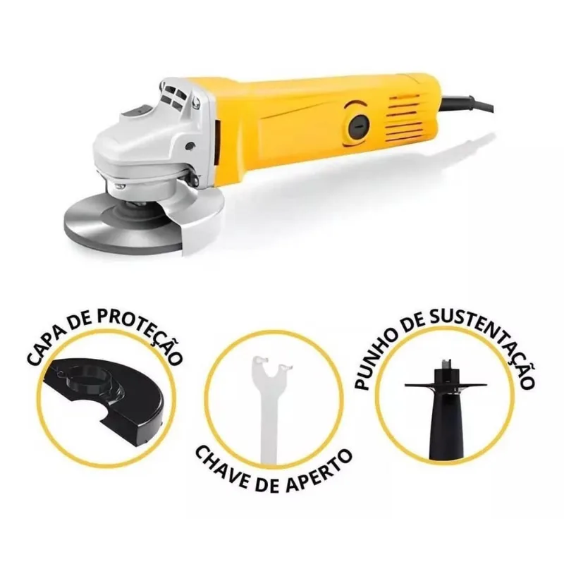 Lixadeira Esmerilhadeira Angular 4 1/2 115Mm 600W Knakasaki