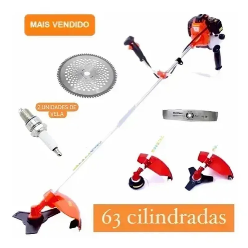 Roçadeira A Gasolina 63cc + + 2 !!!
