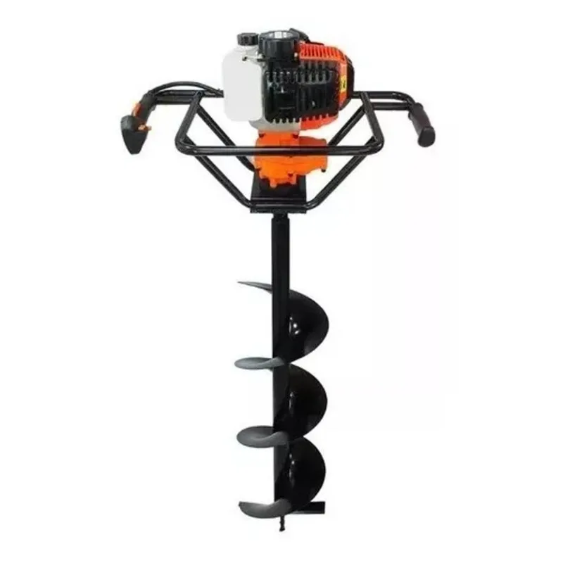 Perfurador De Solo Gasolina 52cc + Broca 80x20 Vulcan Vps520