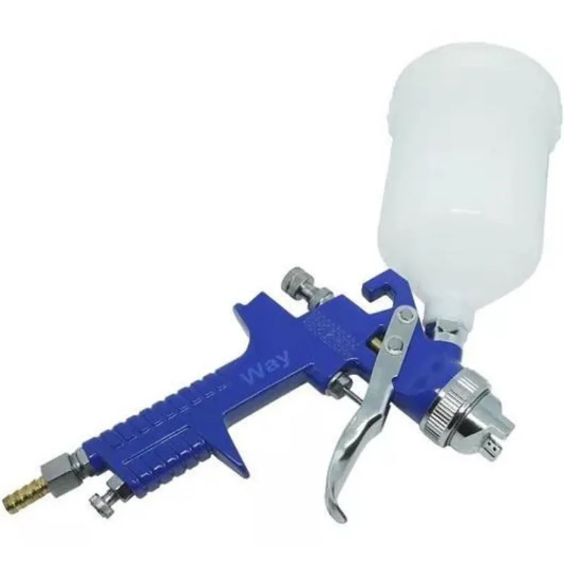 Pistola Pintura Gravidade Hvlp 1 Bico 1.4Mm Caneca 600Ml