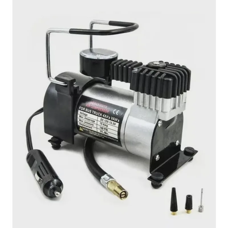Compressor De Ar Portátil 12v Até 150 Psi Real Vazão 35l/min