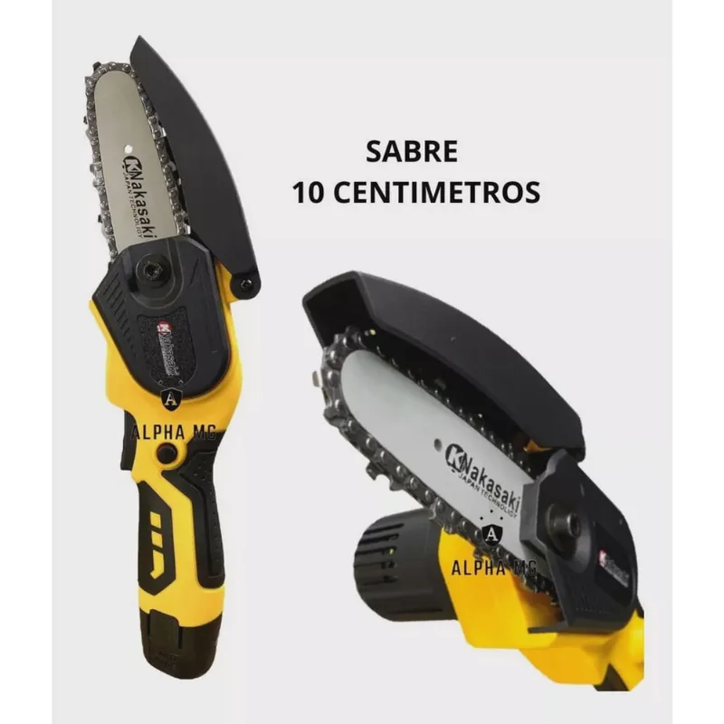 Motosserra A Bateria Profissional 25v + 2 Baterias