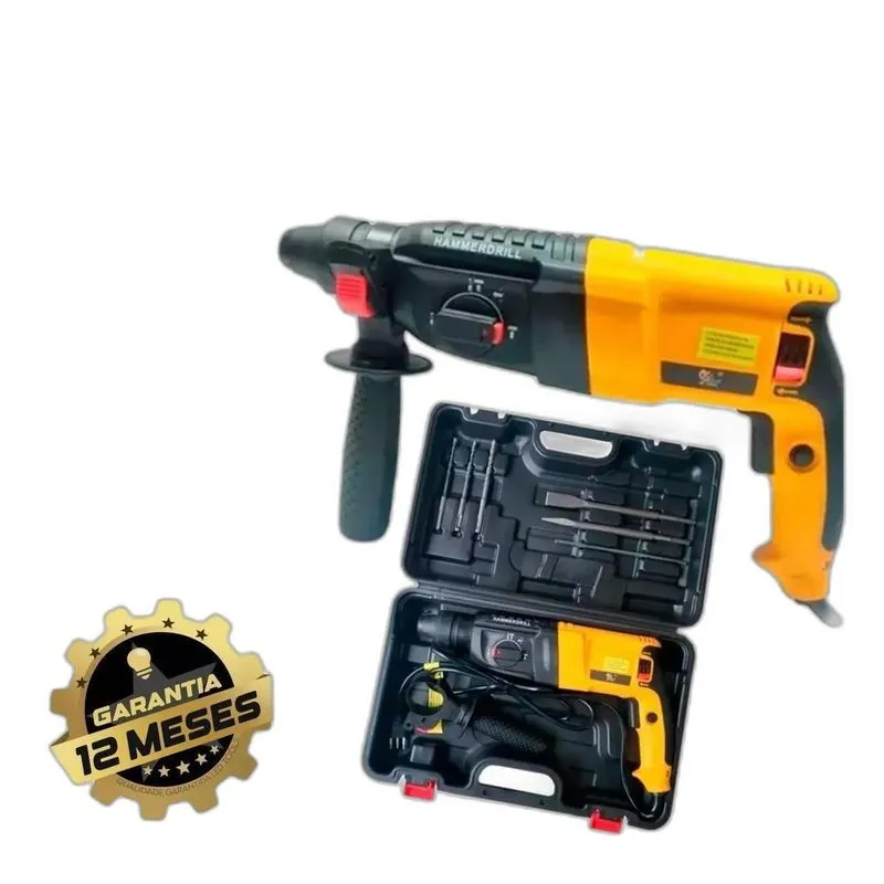Furadeira Industrial 960w 110v Com Maleta Sds Max