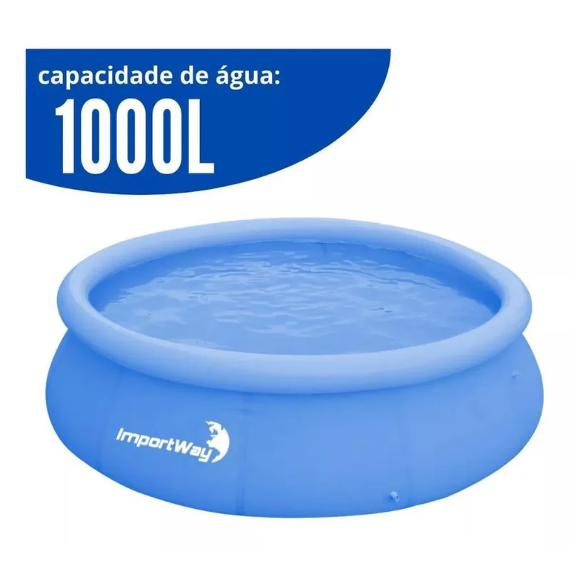 Piscina Inflável Importway 1000L - Fácil Montagem