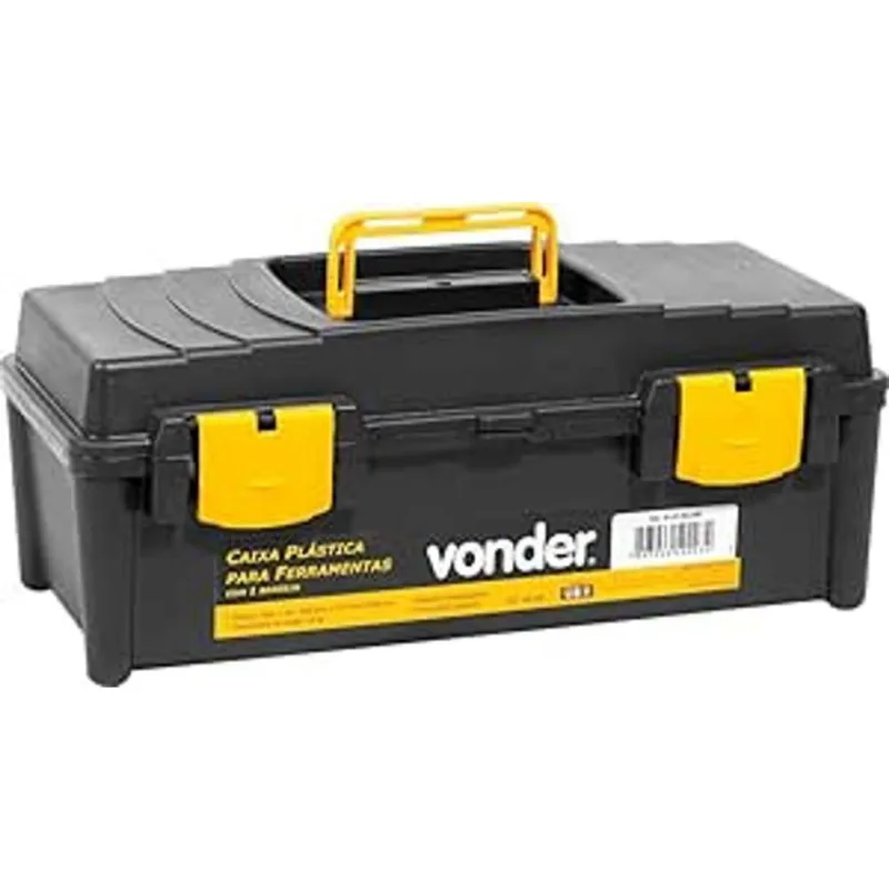 Caixa Plástica Com 1 Bandeja 350X230X156Mm Vd1002 Vonder