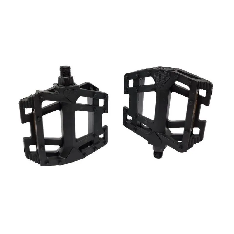 Pedal Bike Plataforma Preto Com Esfera Nylon 1/2 Esferado