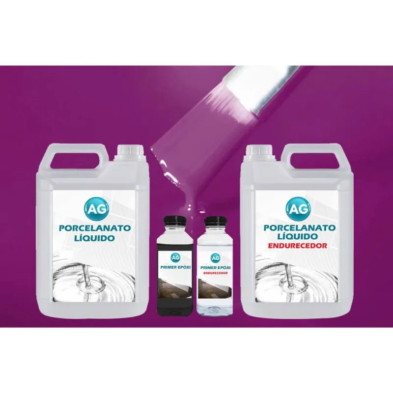 Kit Porcelanato Líquido + Primer Epóxi M - Concreto