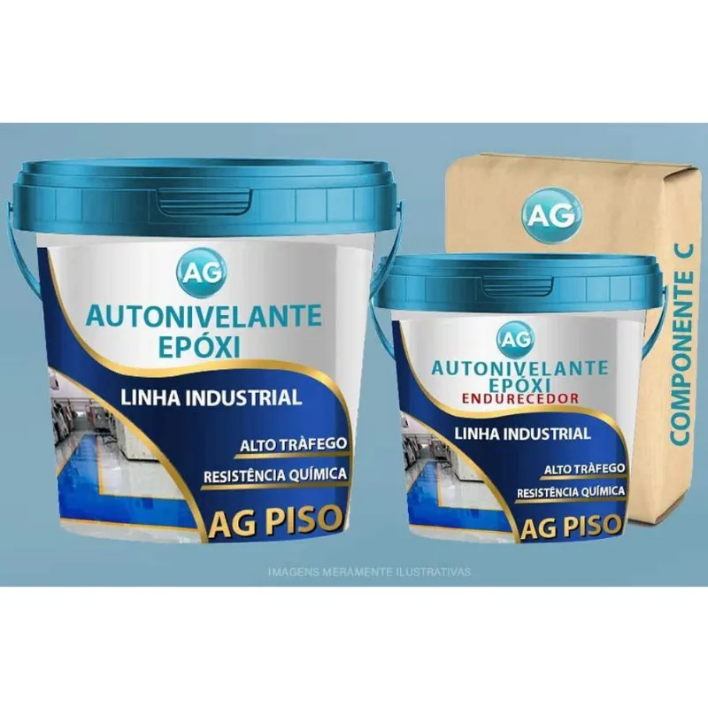Autonivelante Industrial Azul Pastel Ag - Ral5024 5Kg