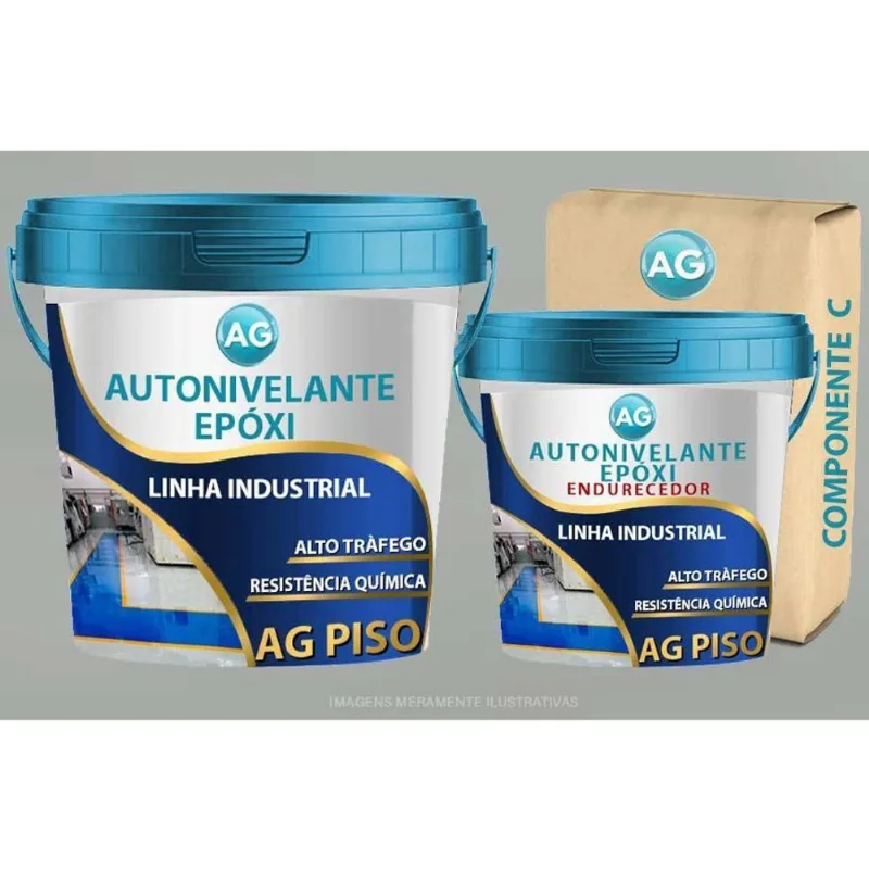 Autonivelante Industrial Cinza Claro Ag - Ral7035 5Kg