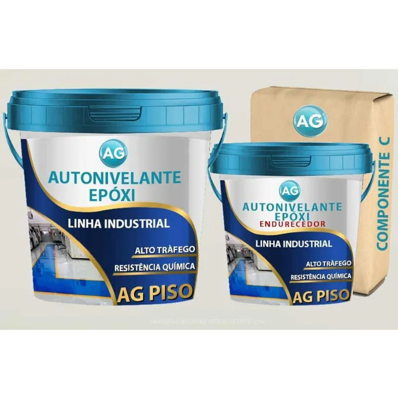 Autonivelante Industrial Branco Tráfego Ag - Ral9016 15Kg