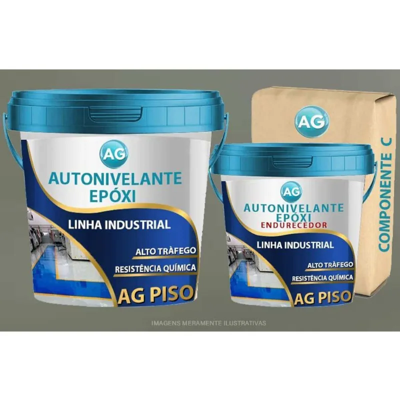 Autonivelante Industrial Cinza Concreto Ag - Ral7023 15Kg
