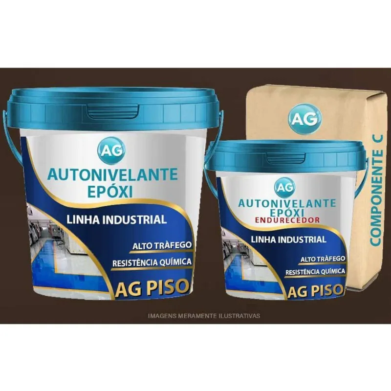 Autonivelante Industrial Marrom Terra Ag - Ral8082 15Kg