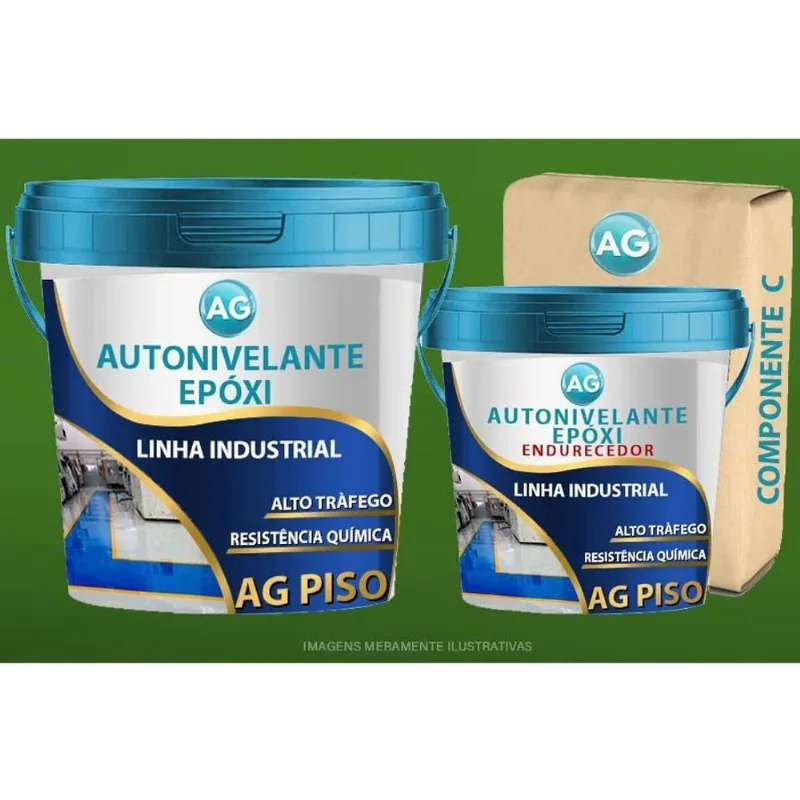 Autonivelante Industrial Verde Grama Ag - Ral6010 15Kg