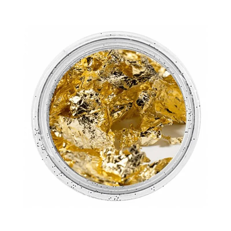 Glitter Em Flocos De Ouro Ag 30g
