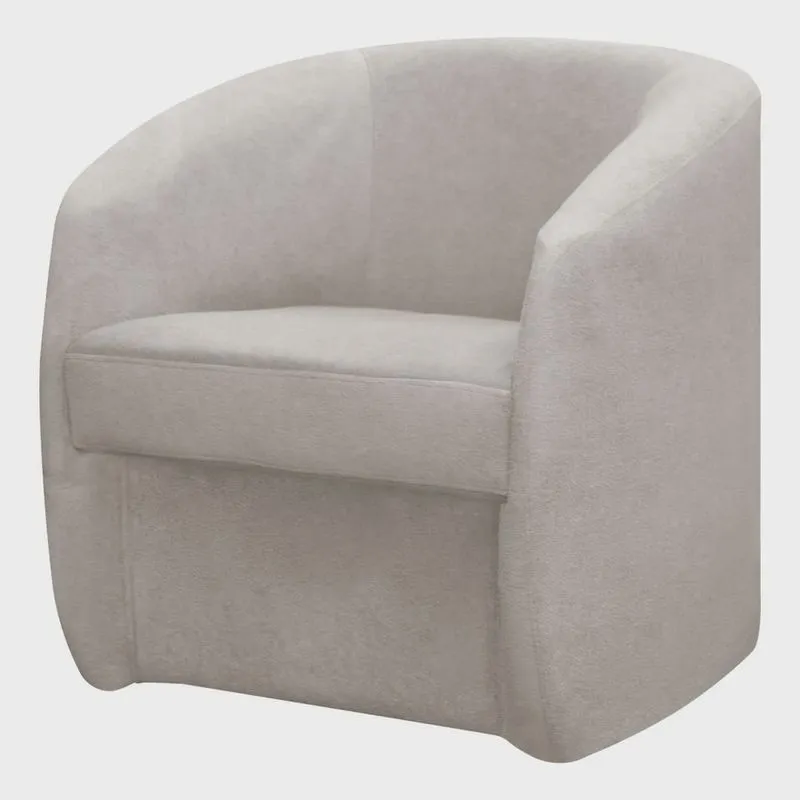 Cadeira Decorativa Conceito Orgânico fly para Sala Bouclê Bege sofa store