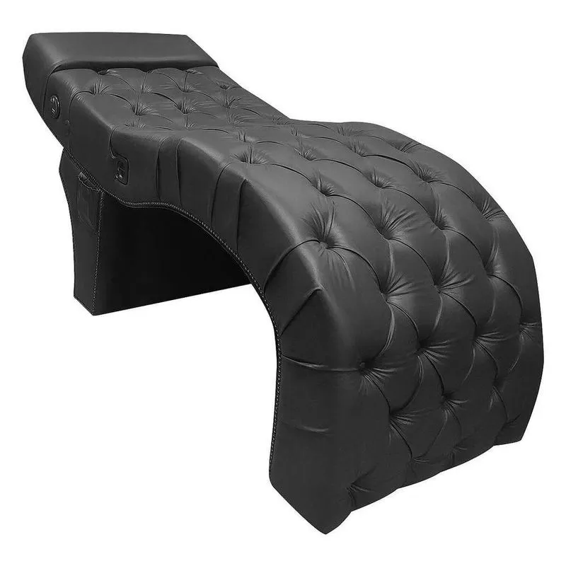 Maca Estética Vip Massagem Carregador Som Capitonê Corino Preto Sofa Store