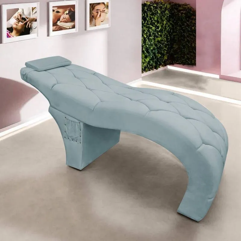Maca Capitonê Para Extensão De Cílios Salão Soft Veludo Azul Tiffany Sofa Store